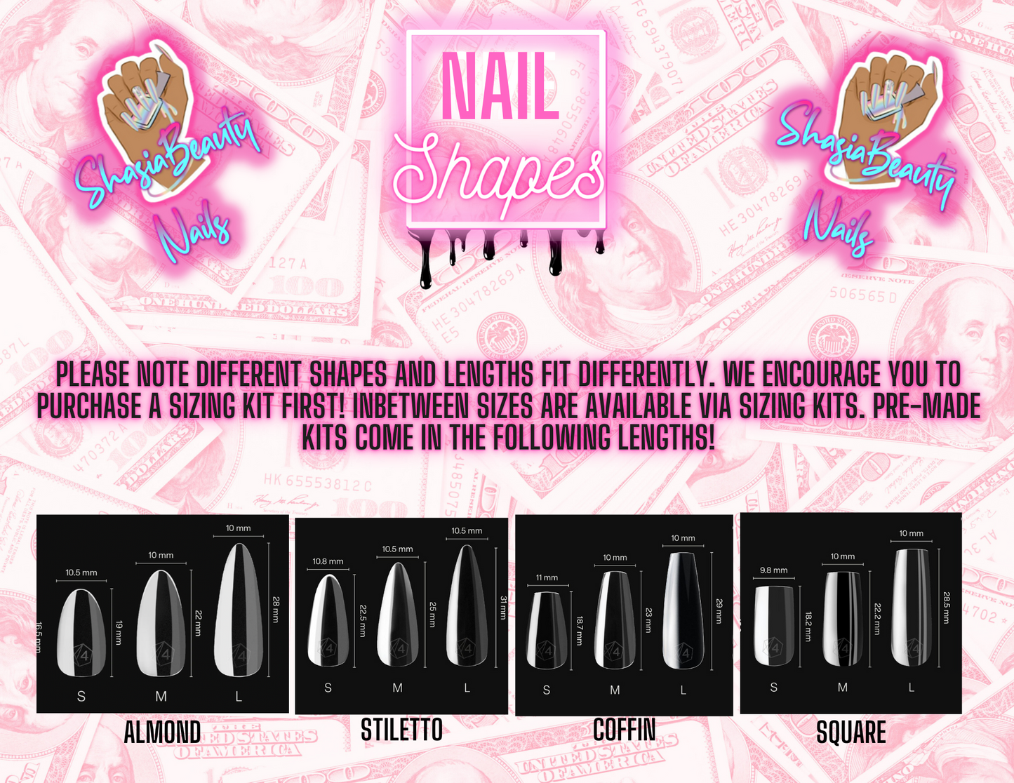 Wired Glam Press On Nails