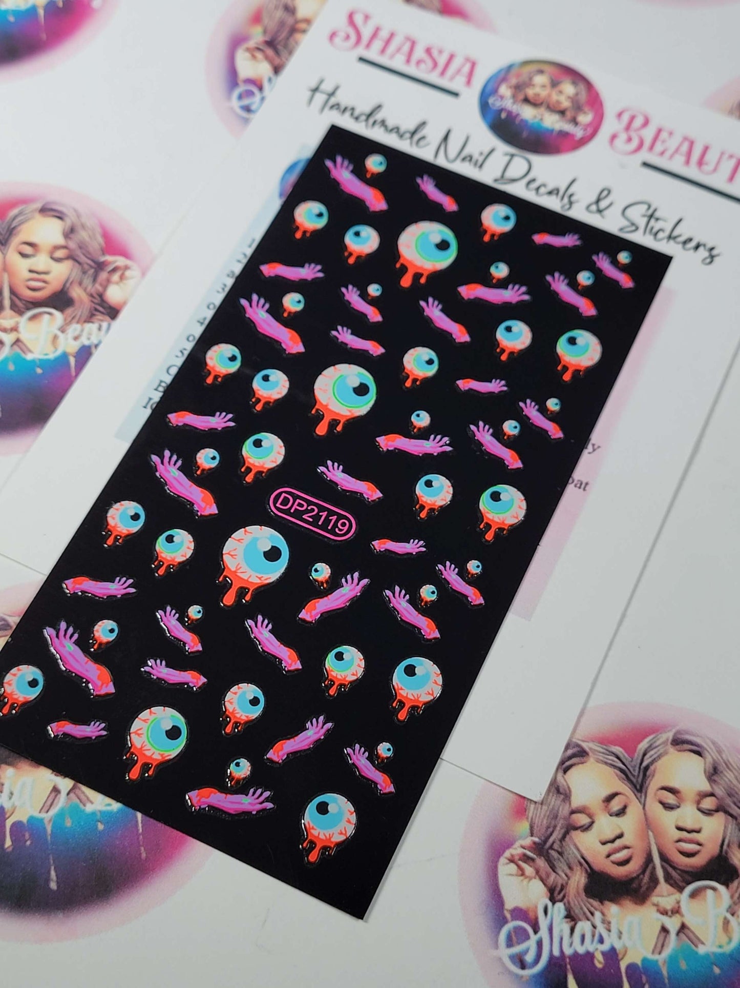 Eyeballs & Limbs Halloween Nail Sticker