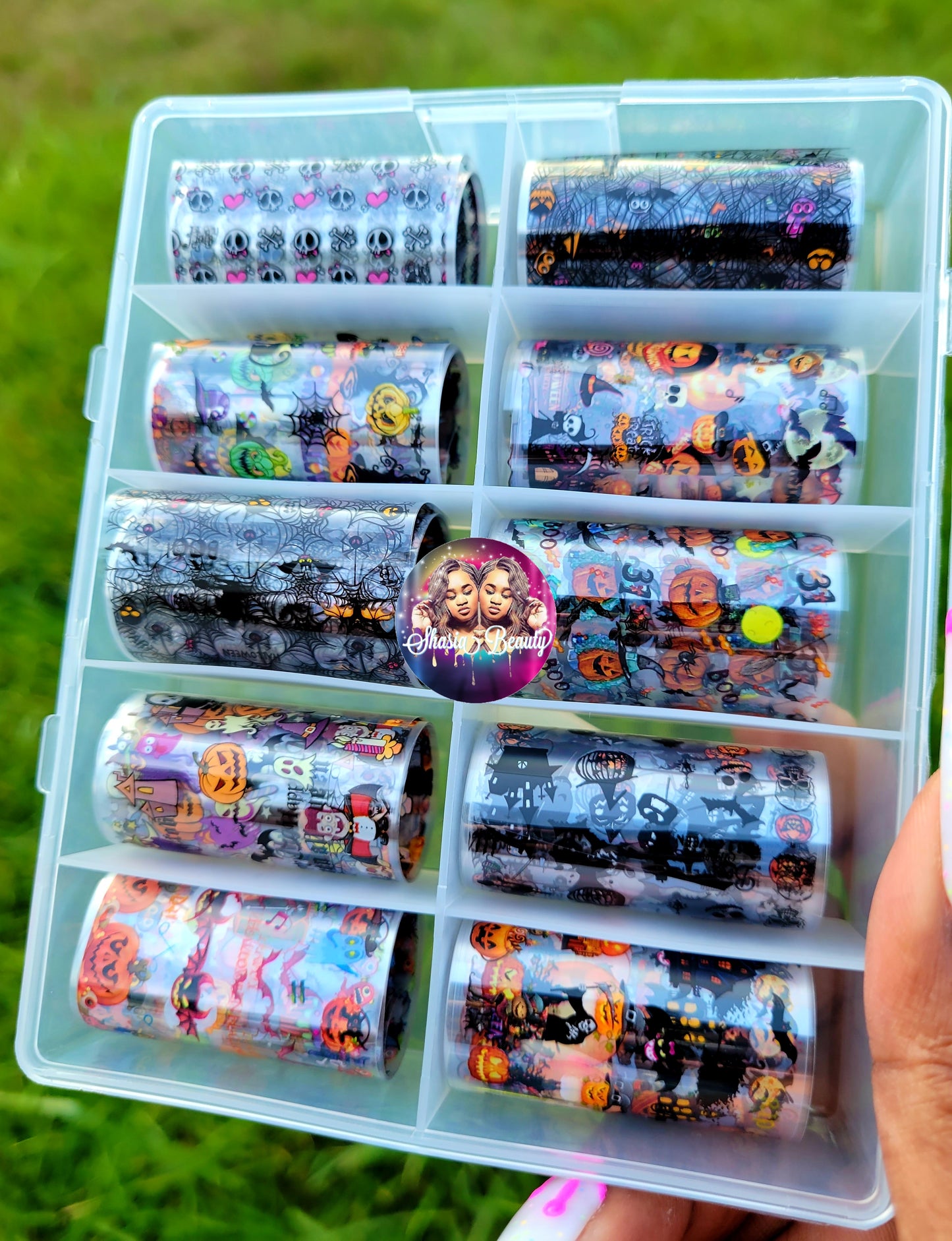 Trick & Treat Halloween Theme Nail Foil Box
