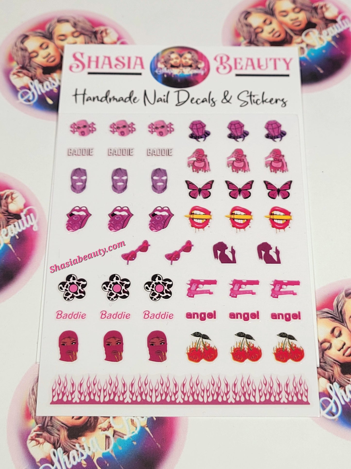 Baddie Aesthetic 1 Nail Sticker or Decal