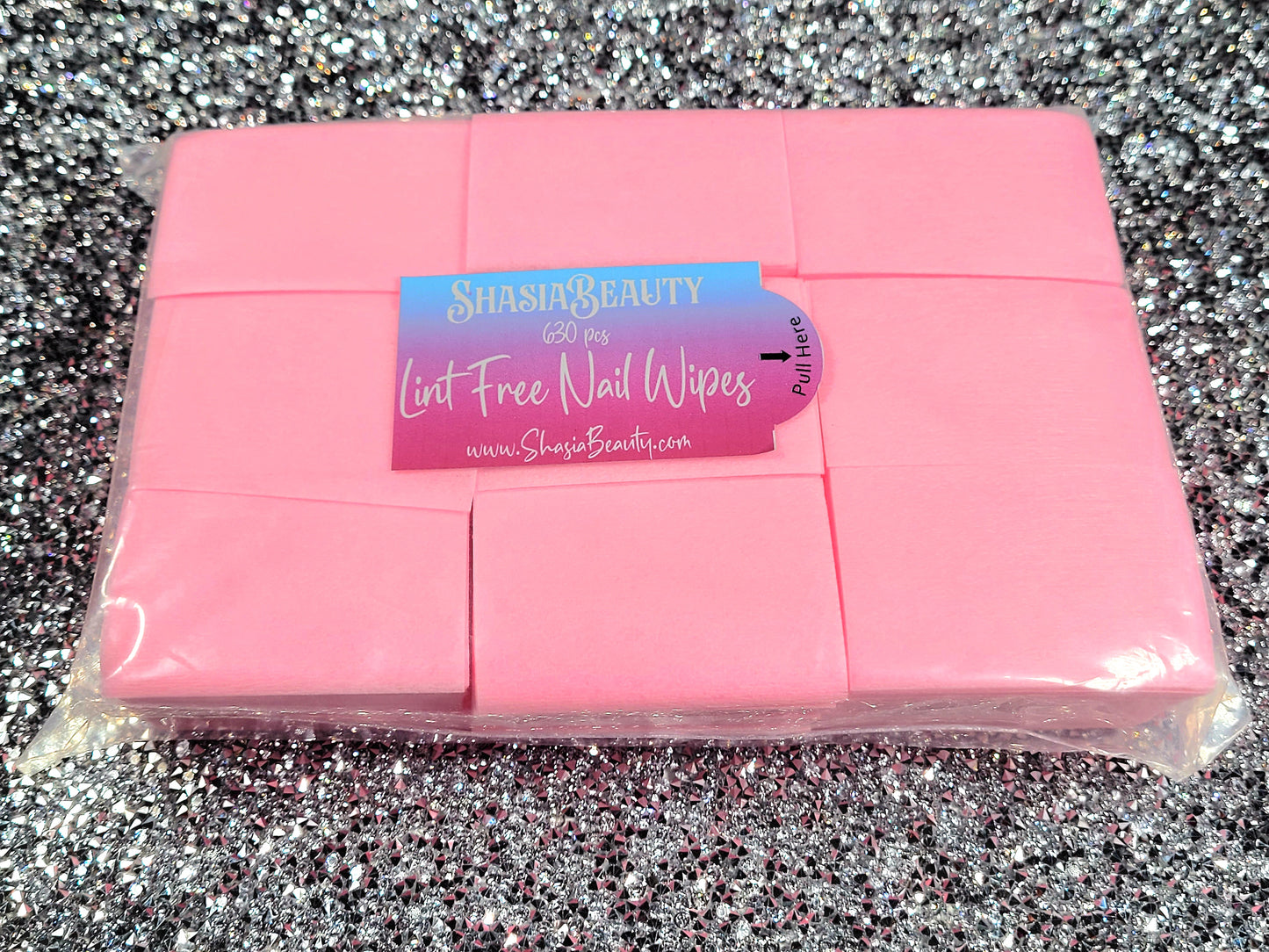 Pink Lint Free Nail Wipes 630pcs