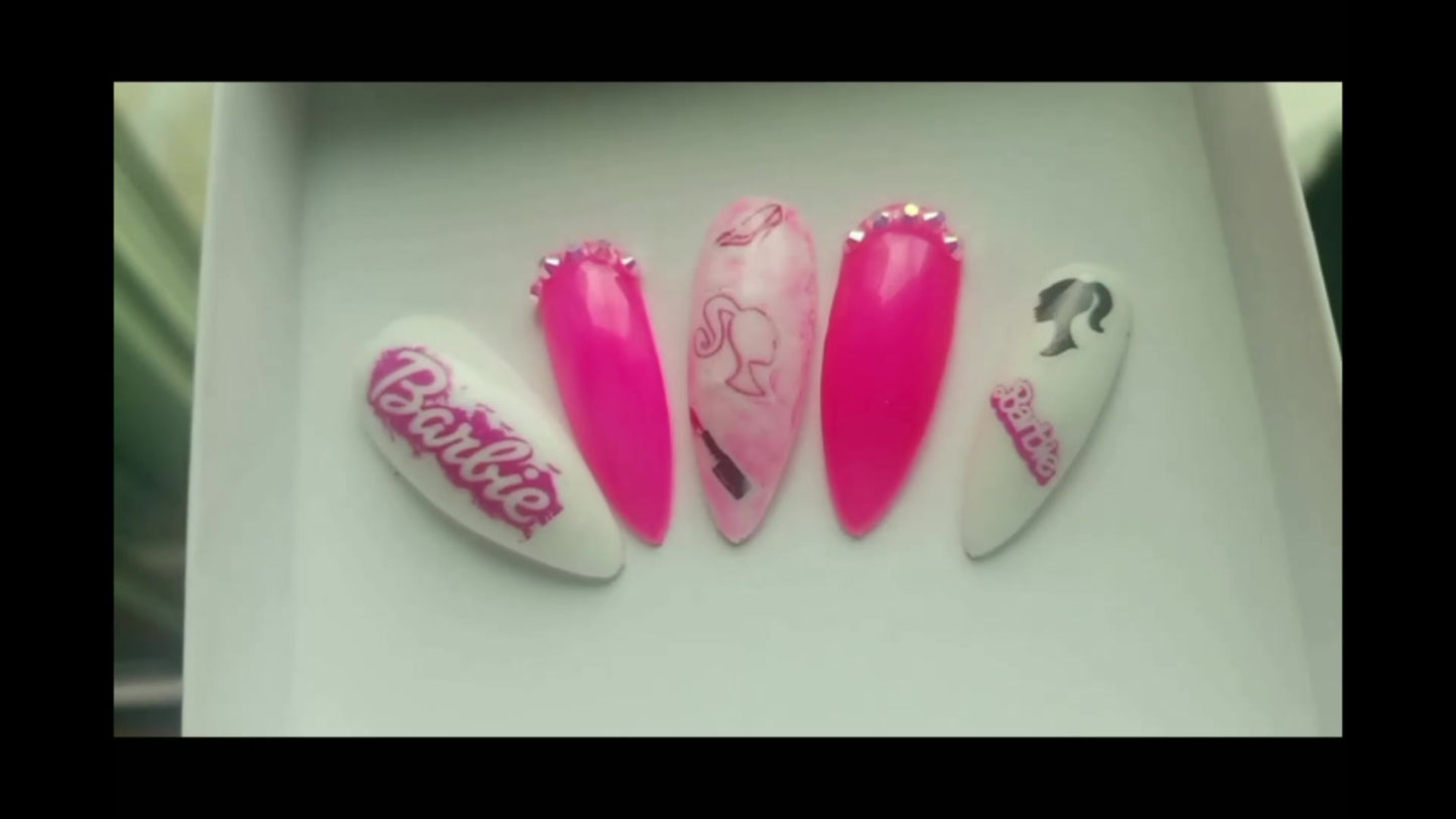 Barbz Girl Signature Nail Decals