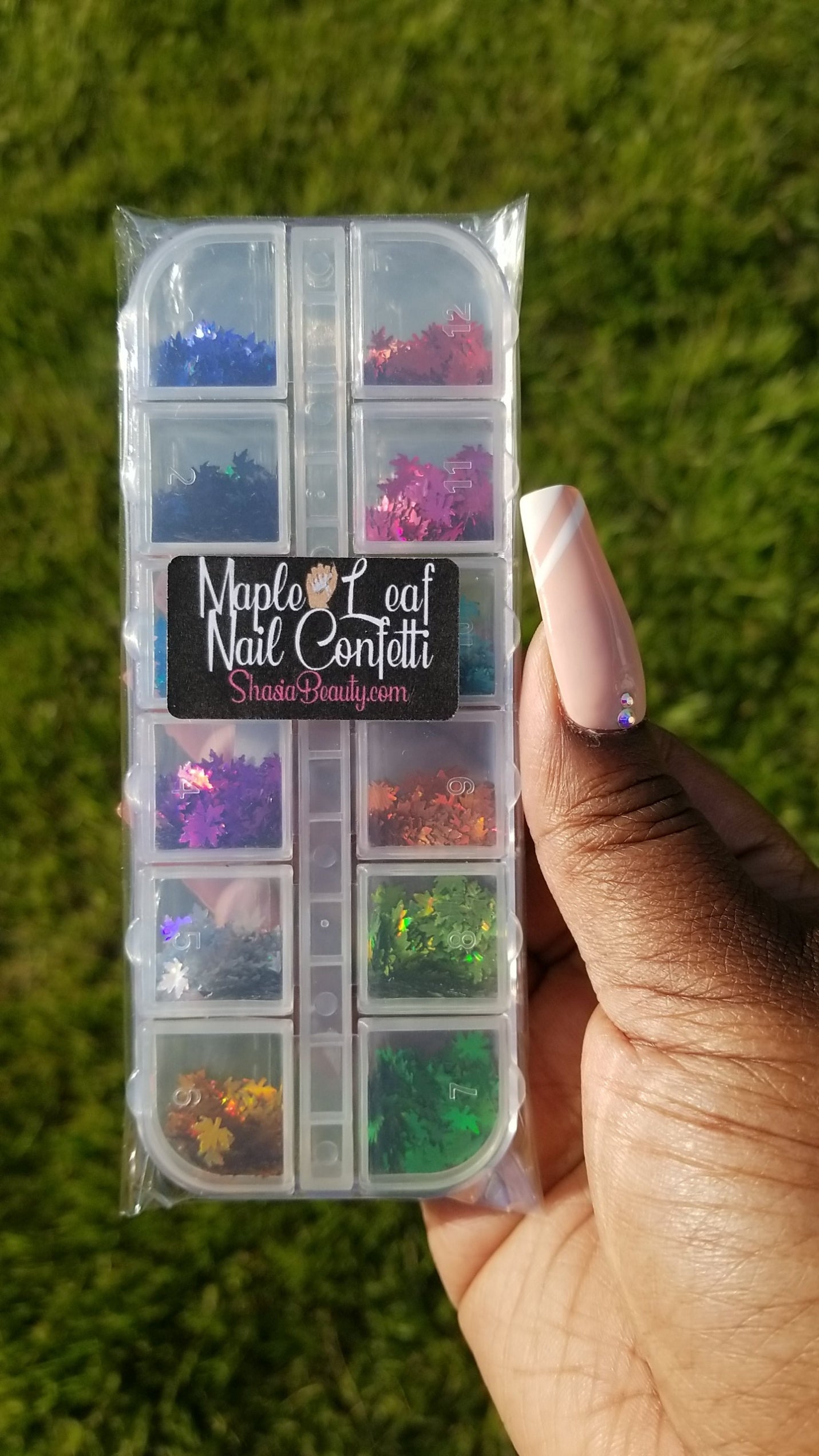 Maple Leaf Nail Confetti