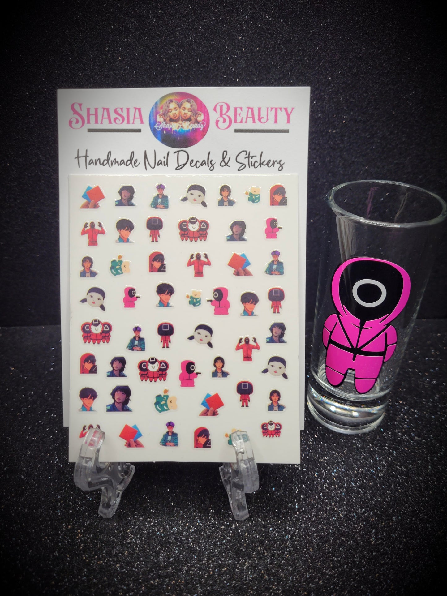 Squid Game Nail Stickers