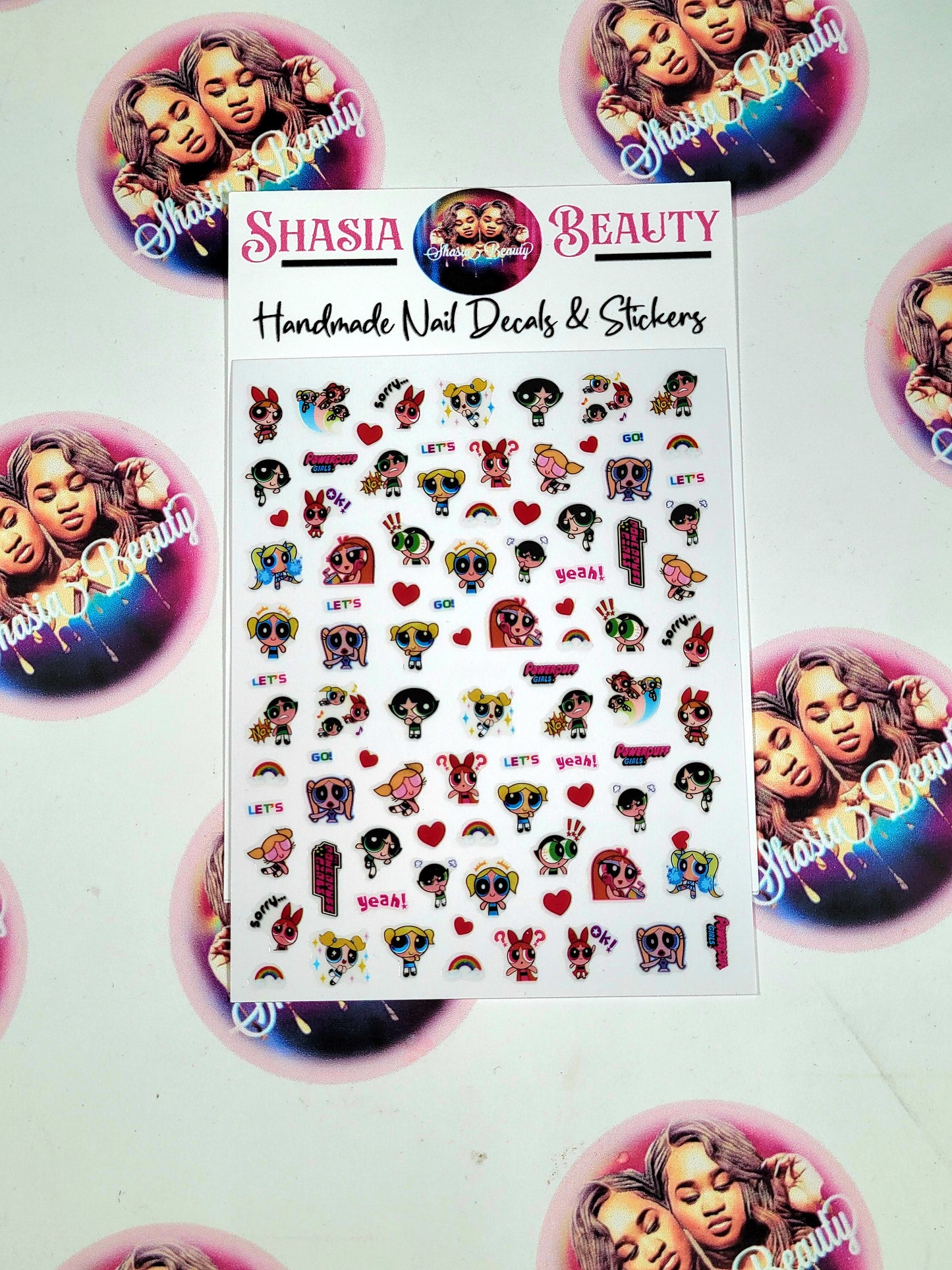 Powerpuff Girl Baddie Edition Nail Stickers