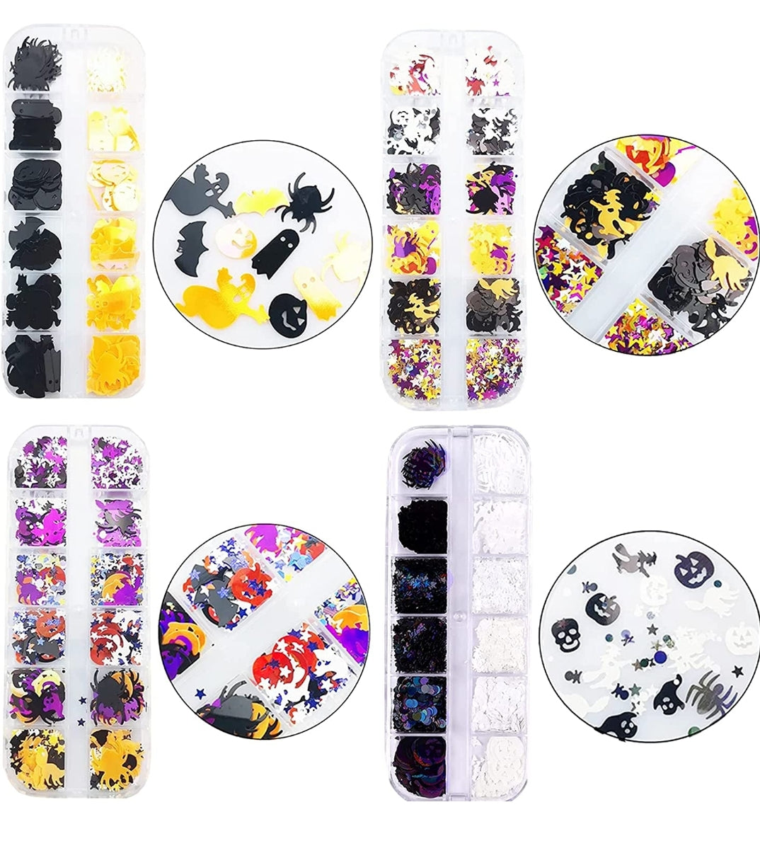 Halloween Confetti Nail Glitters