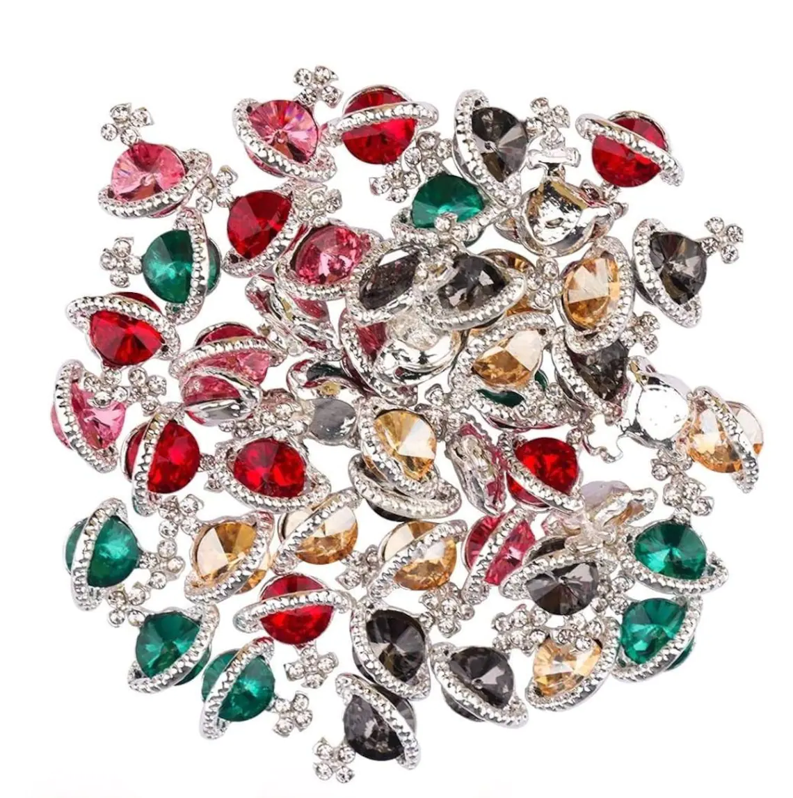 Planet Nail Charms 5pc