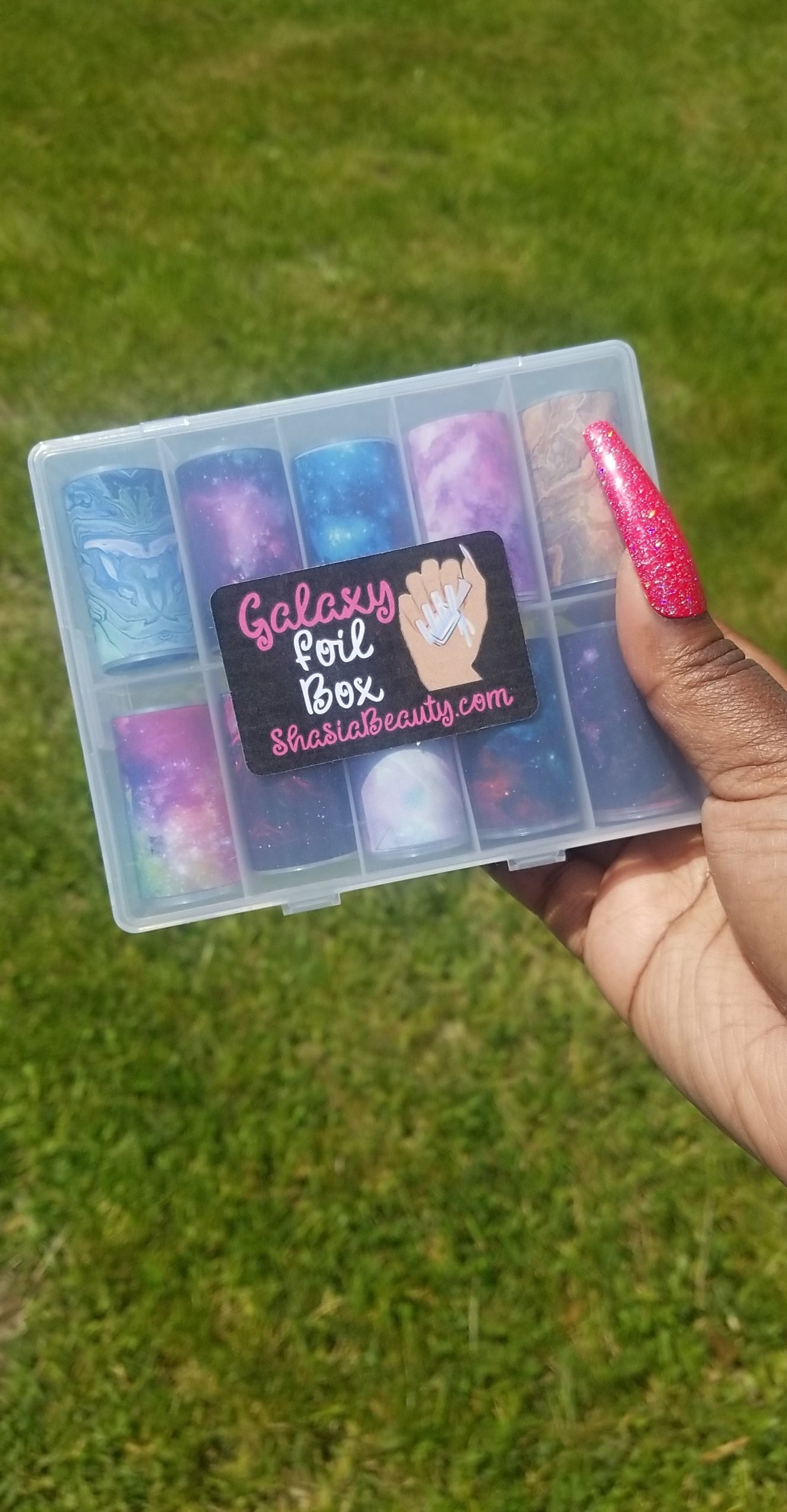 Galaxy Nail Art Foil Box