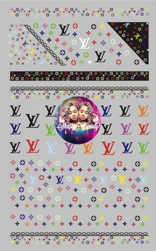 Multicolor Nail Stickers