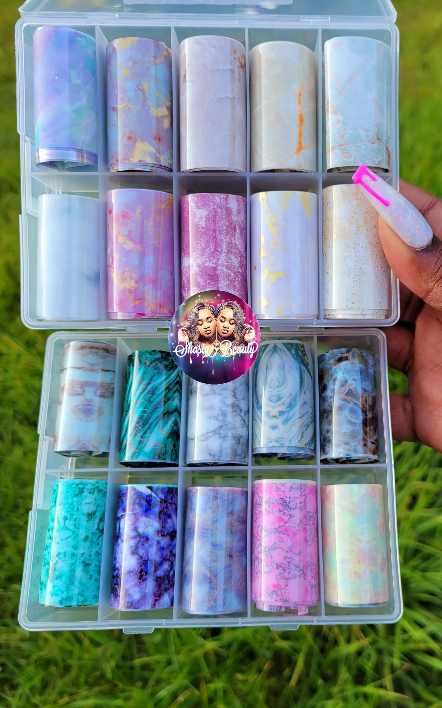 Marble Luxe Nail Foil Box #2