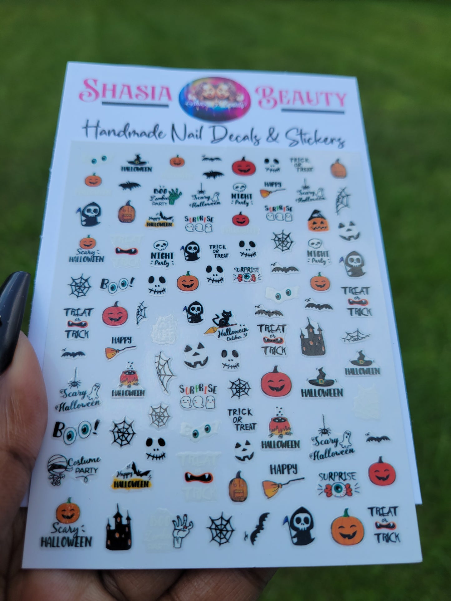 Trick or Treat Nail Stickers