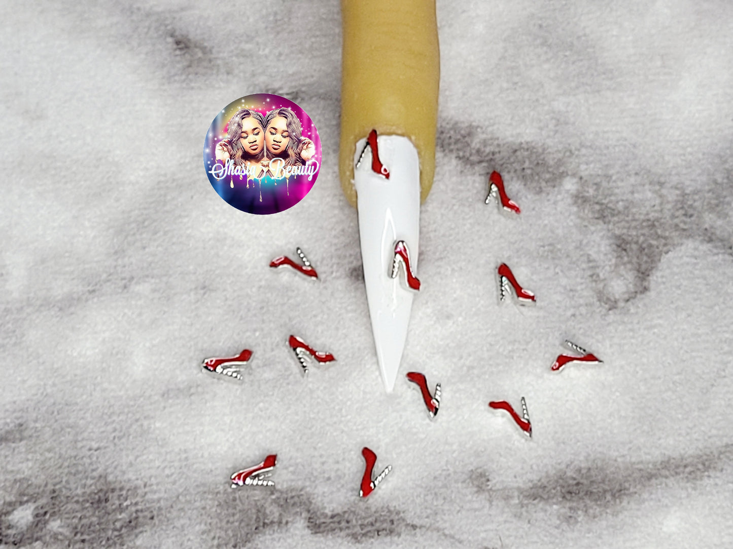 Red Shoe Nail Charms π