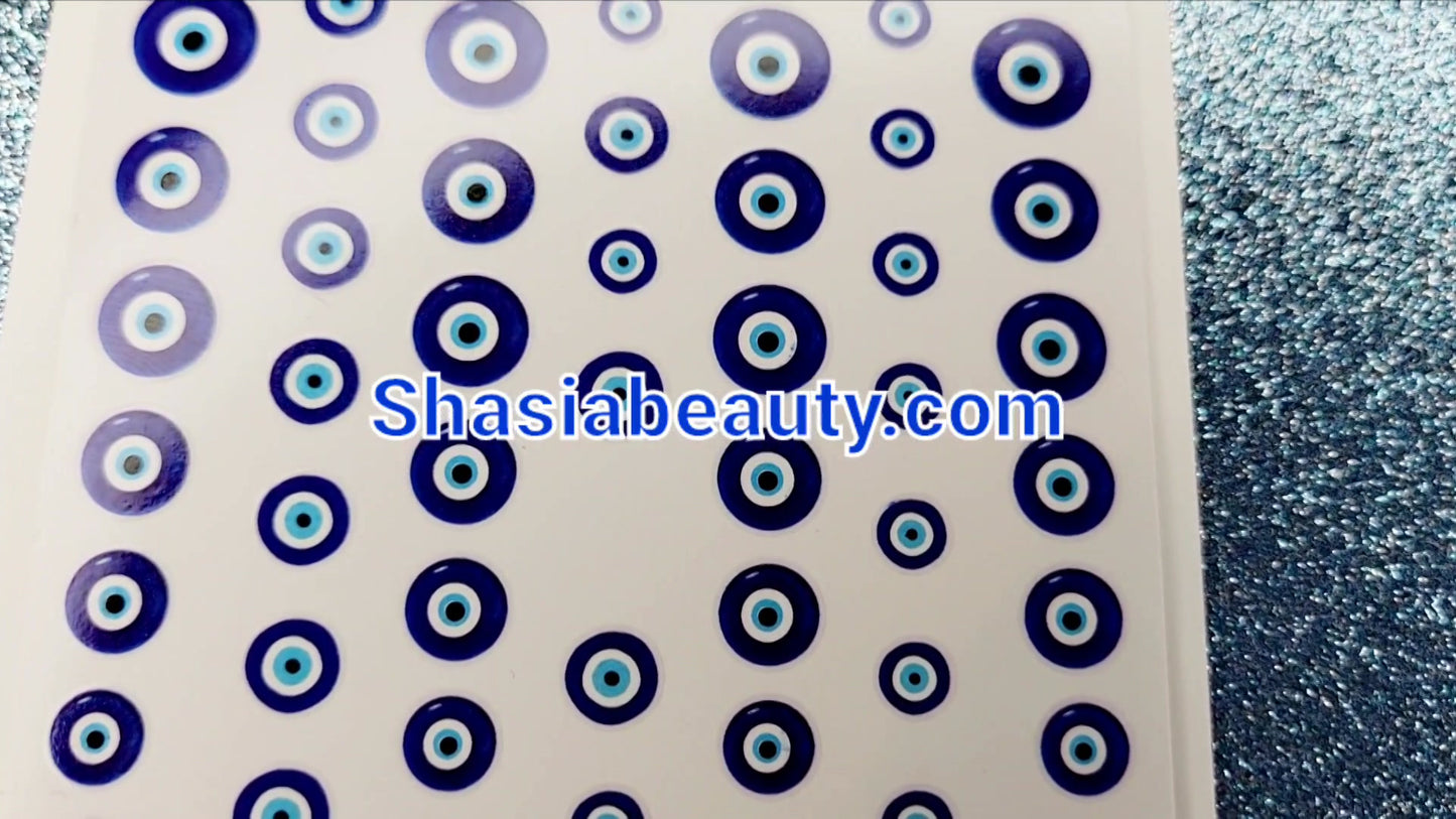 Evil Eye Nail Stickers