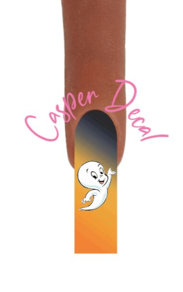 Casper the Friendly Ghost Nail Decal