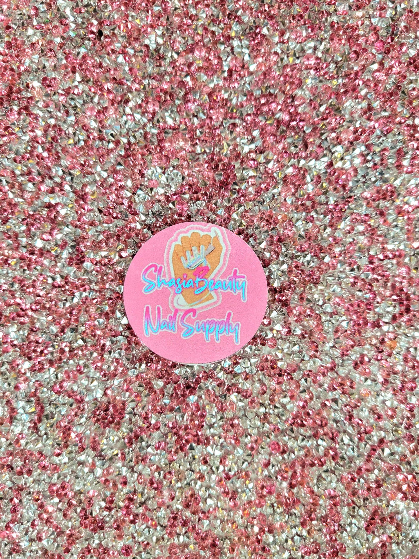 Perfect Pink Bling Nail Mats for Pictures