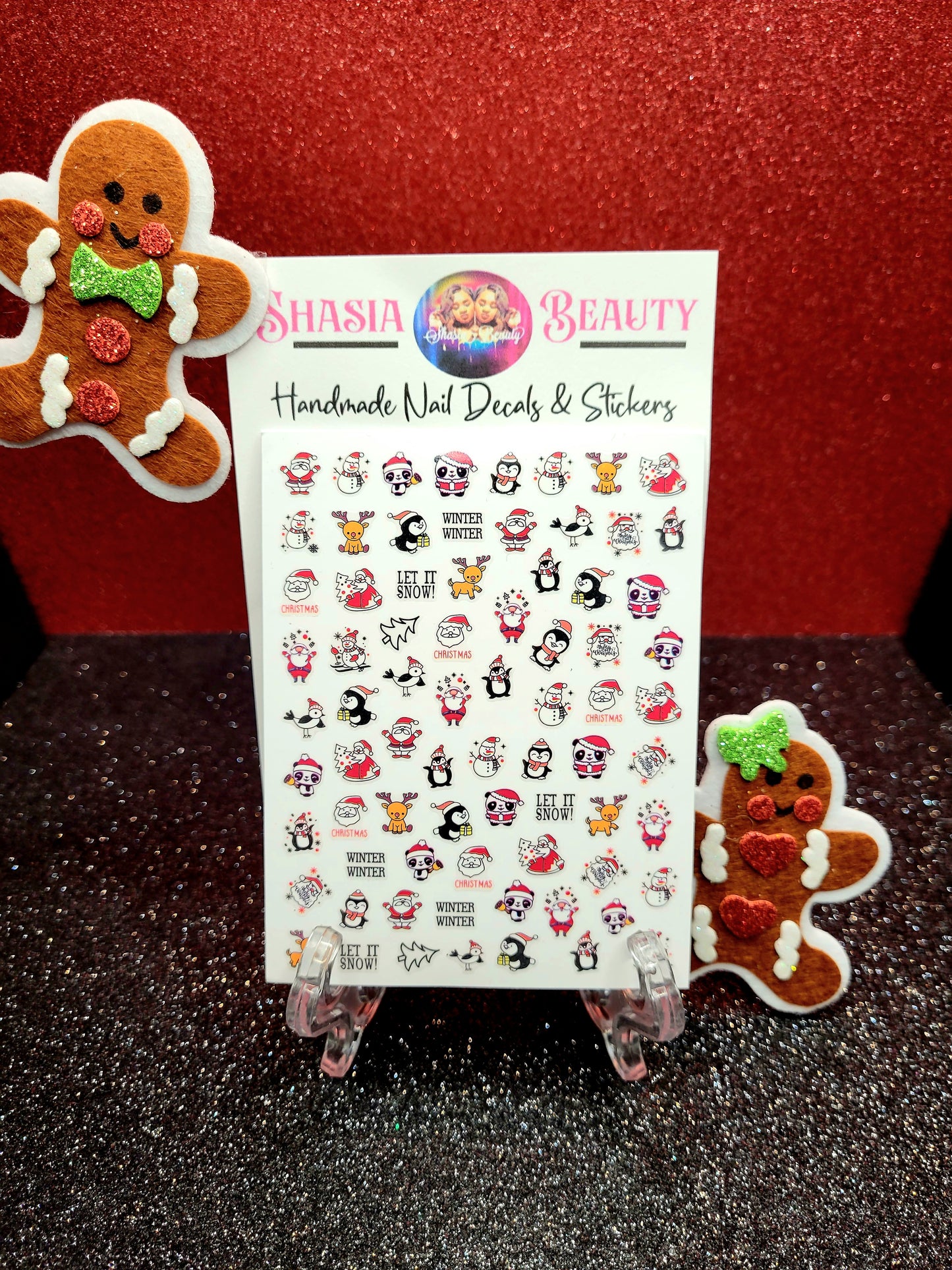 Xmas Friends Nail Stickers