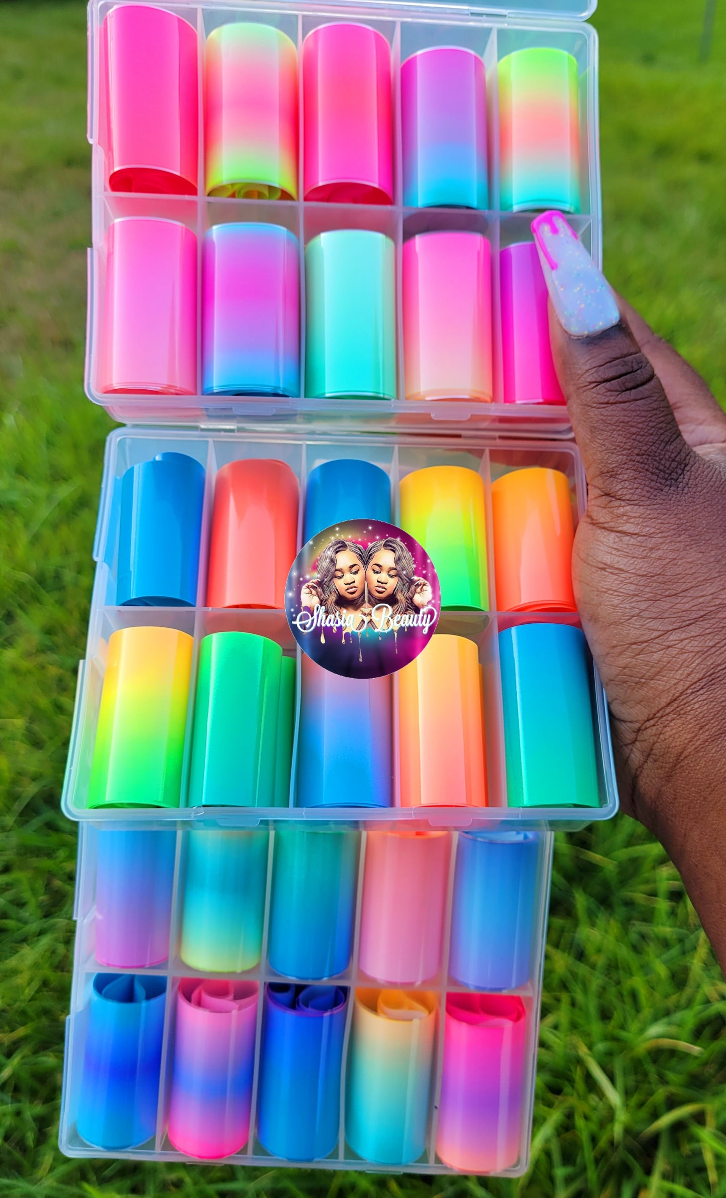 Neon Ombre Pastel Mix Foil Box #3