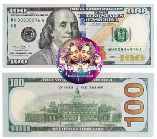 Blue Face Money Nail Decals