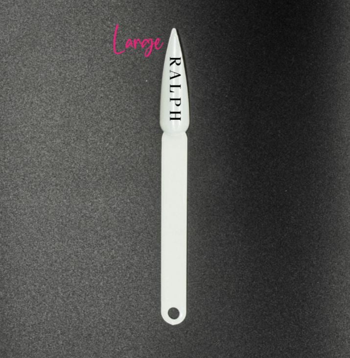 Ralph L Text Nail Decal