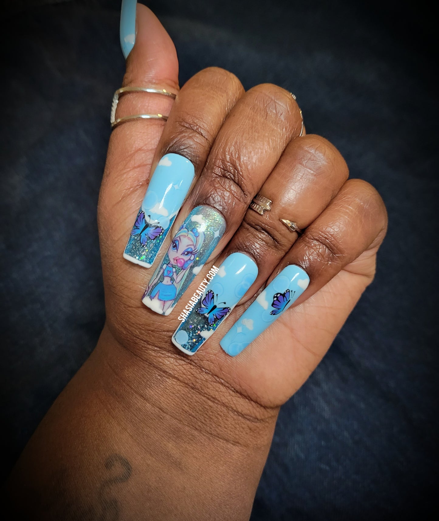 Baddie Bubblez Nail Stickers