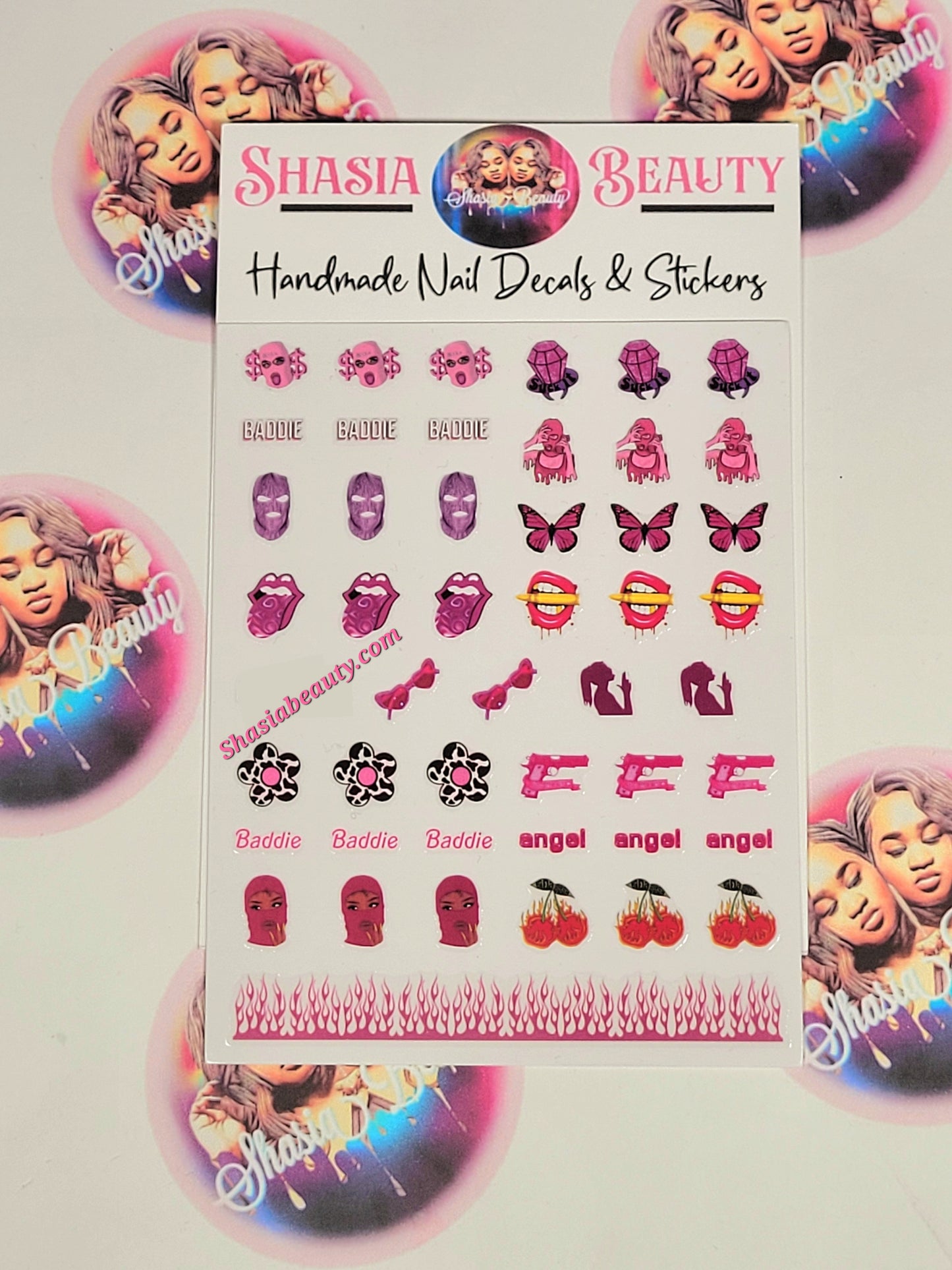 Baddie Aesthetic 1 Nail Sticker or Decal