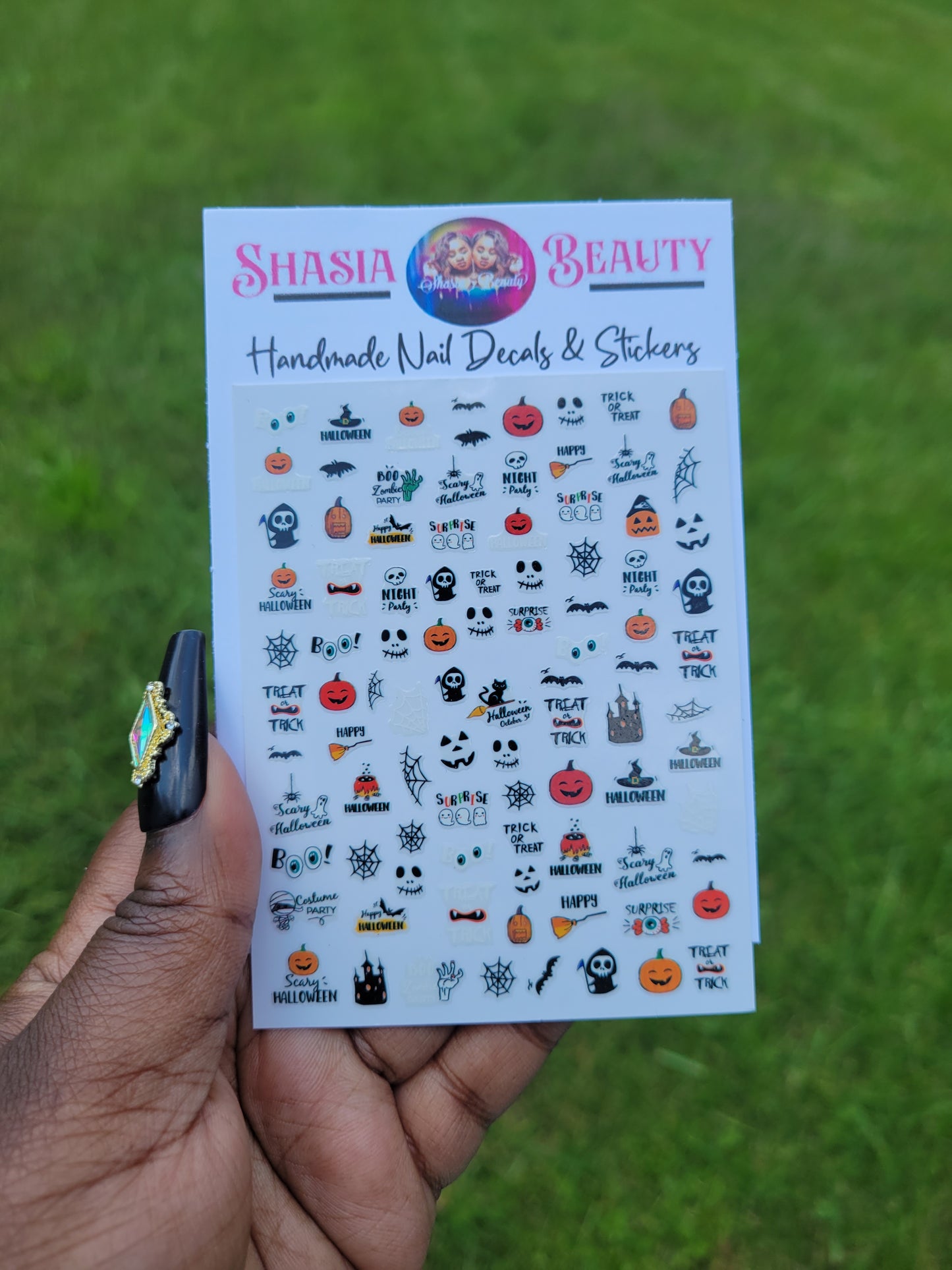 Trick or Treat Nail Stickers