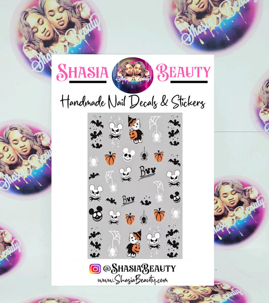 Here Comes Halloween5D Nail Stickers