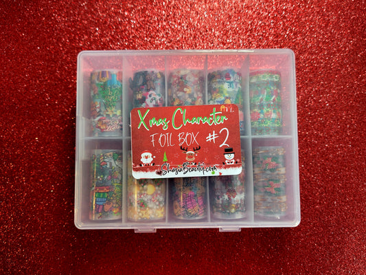 Christmas Character Nail Foil Box 2