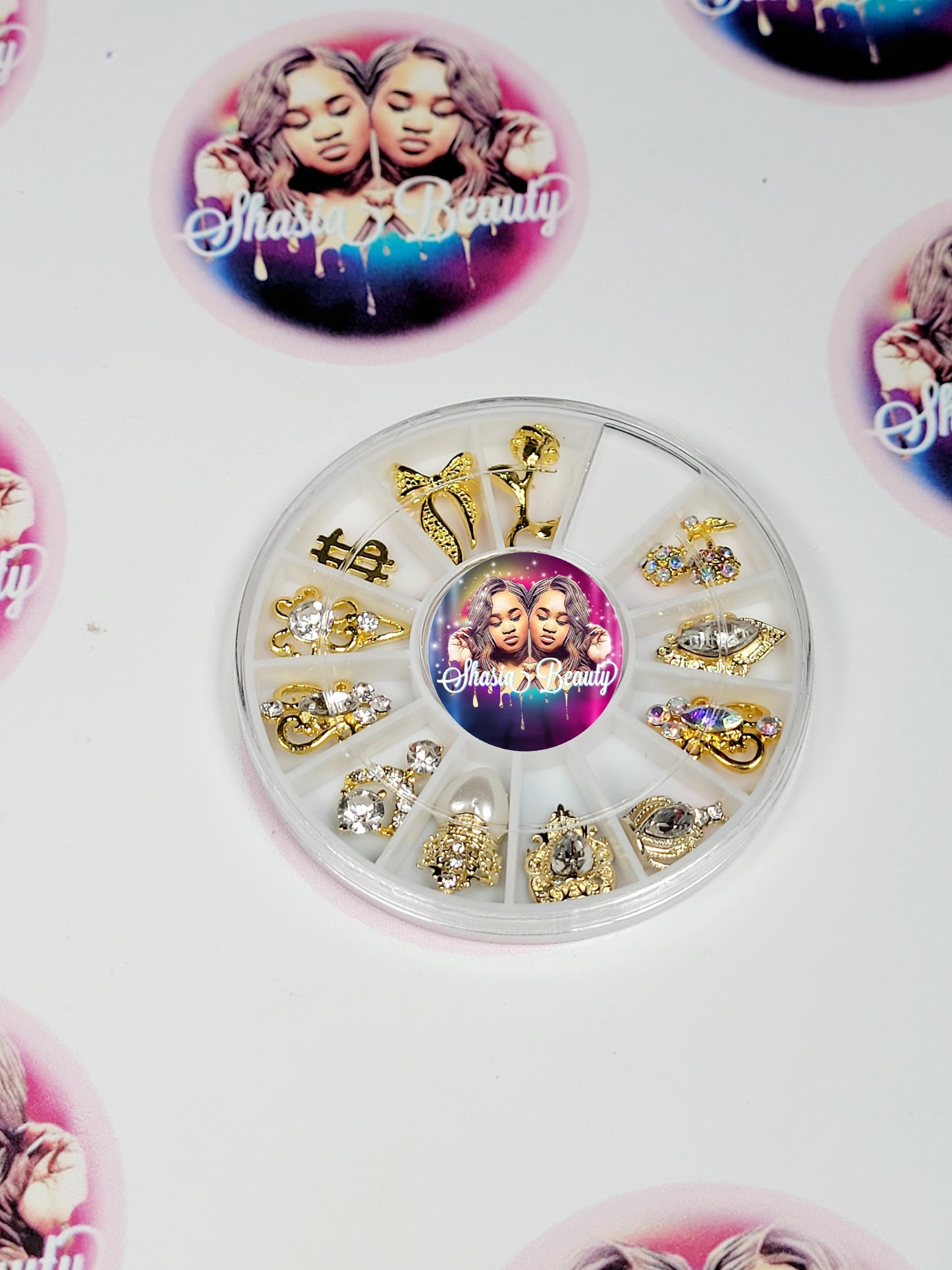 Nail Bling Charm Wheel