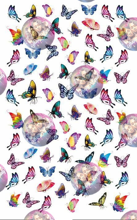 Butterfly Nail Sticker Mix-870