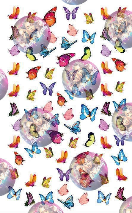 Butterfly Nail Sticker Mix-570