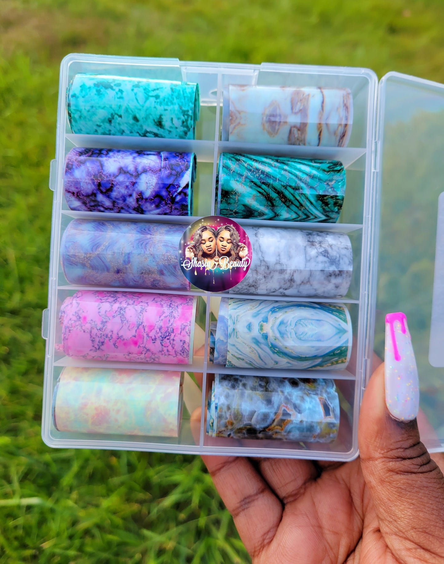 Marble Luxe Nail Foil Box #2