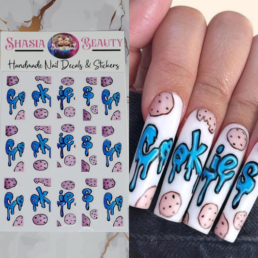 Cookies Nail Decal