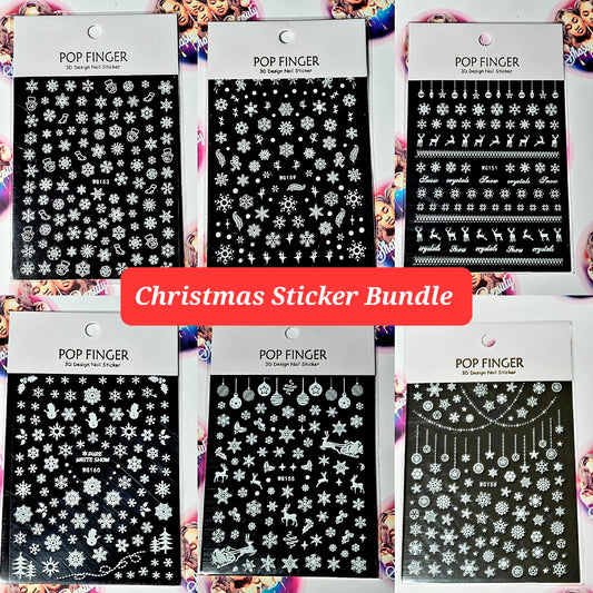 Christmas Sticker Nail Bundle