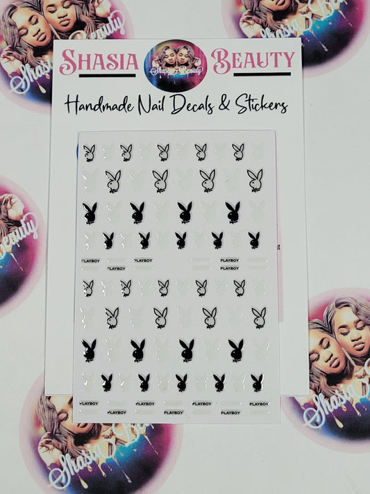 Playboy Bunnie Nail Sticker