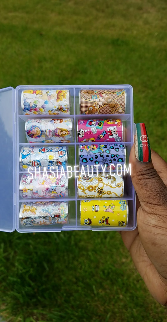 Toons Nail Art Foil Box-32