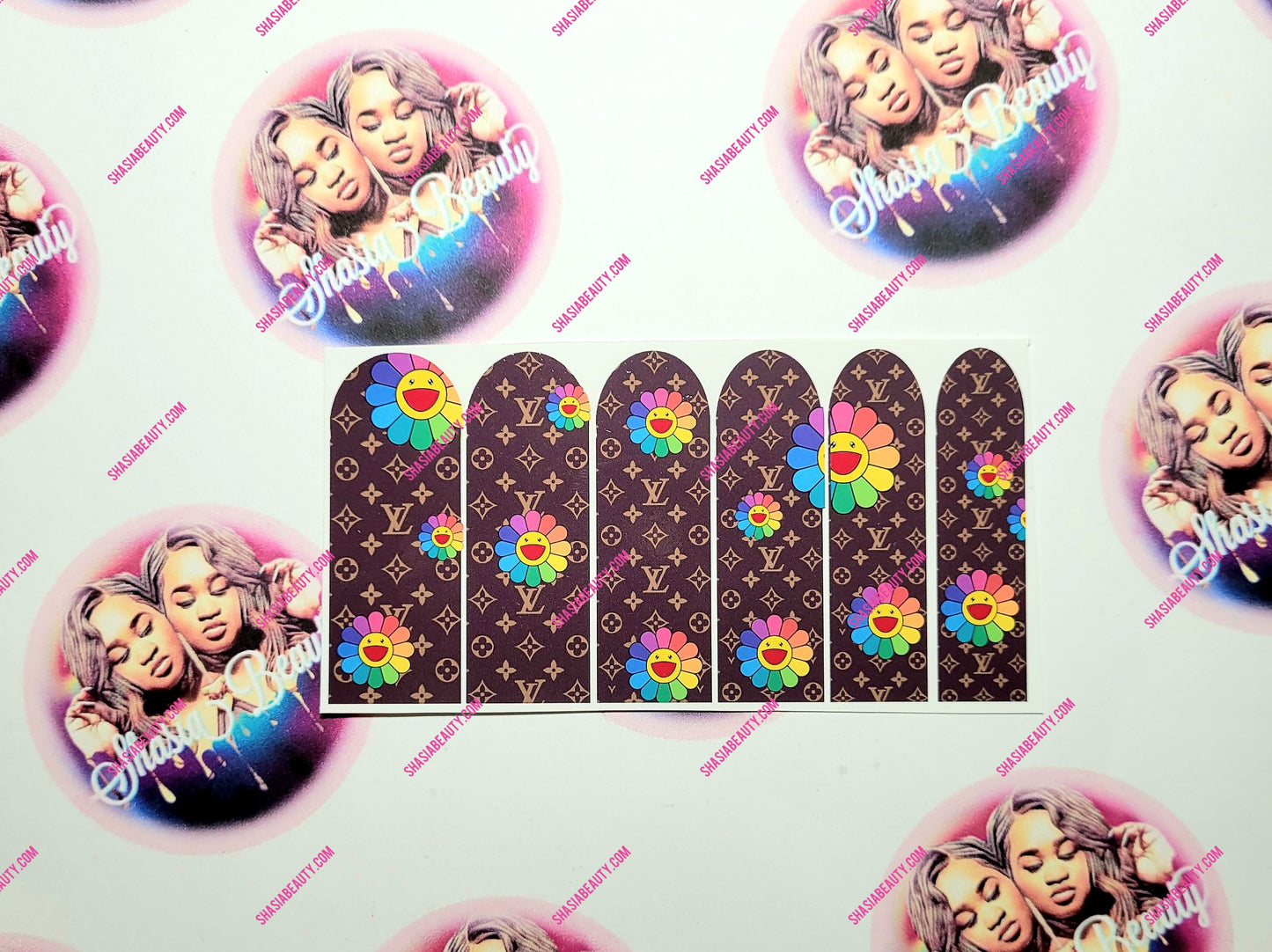 Happy Lou|Flower  Nail Decal