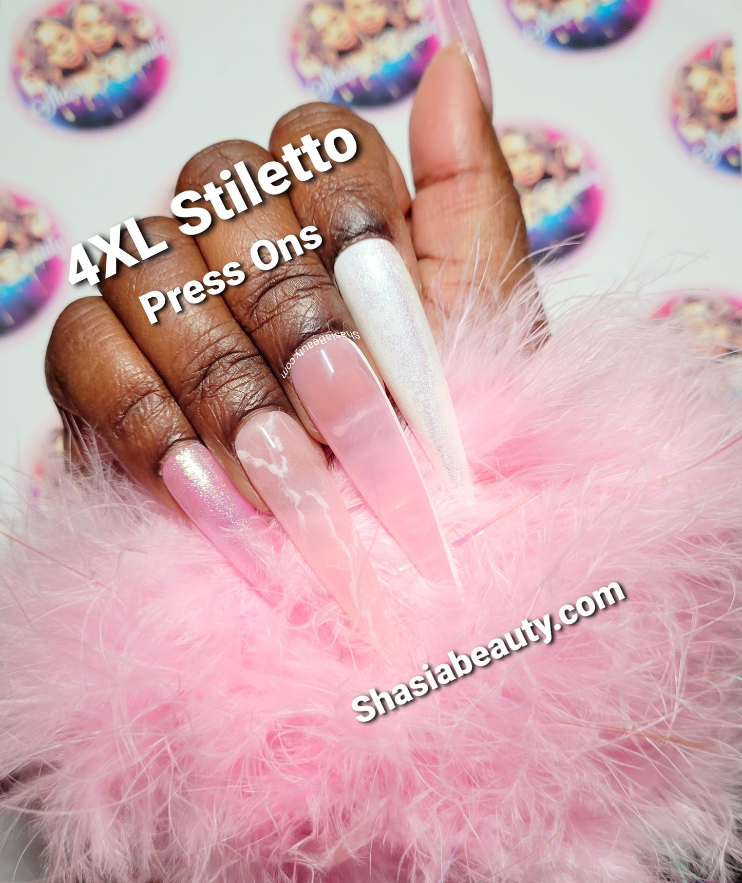 4XL Stiletto Full Cover Nails