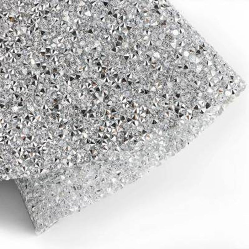Silver Square Bling Nail Mats for Pictures
