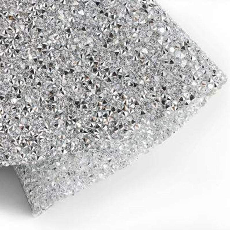 Silver Round Bling Nail Mats for Pictures