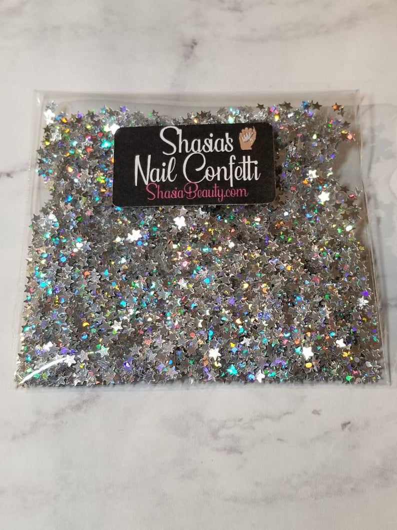 Holographic Star Nail Glitters