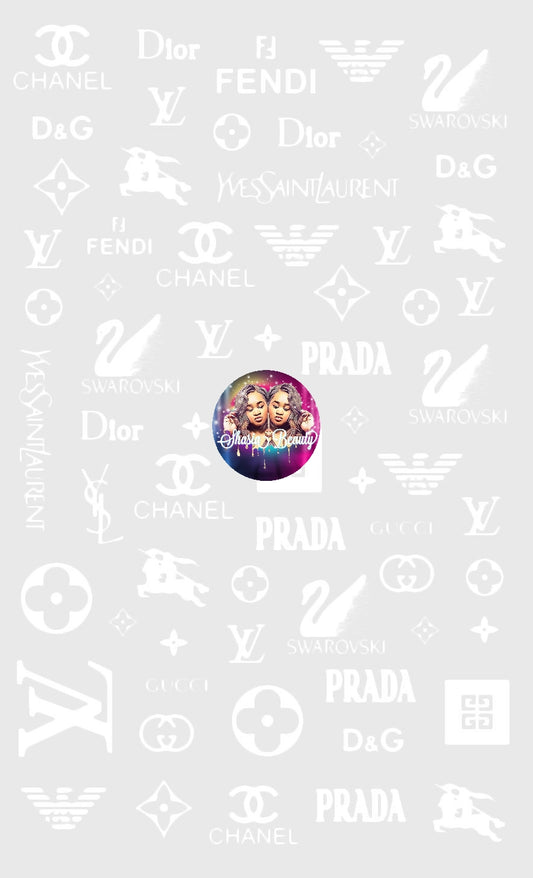 White Sticker Mix-901