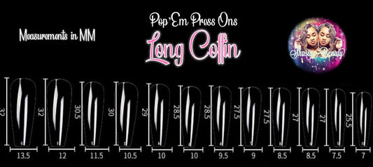 Long Coffin Full Cover  Nails