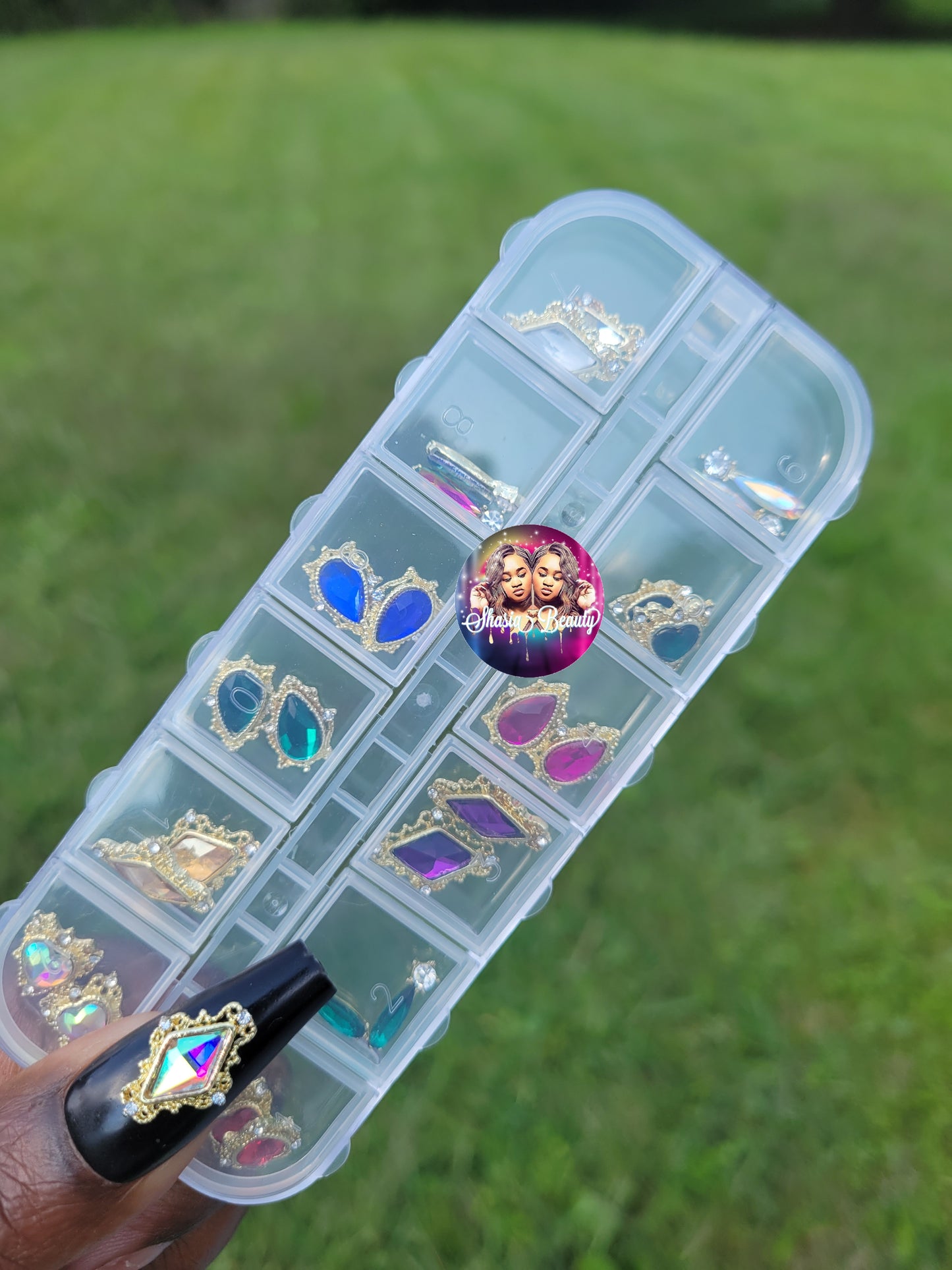 Frame Jewel Nail Bling Kit 24 pc
