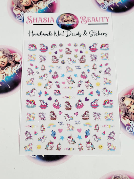 Unicorn Magic Nail Stickers