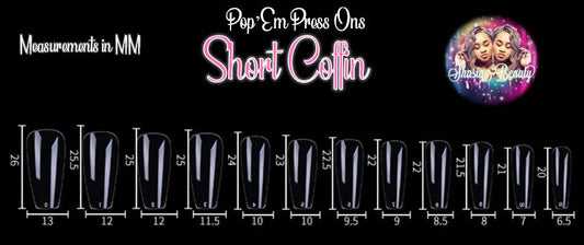 Short Coffin Full Cover Nails