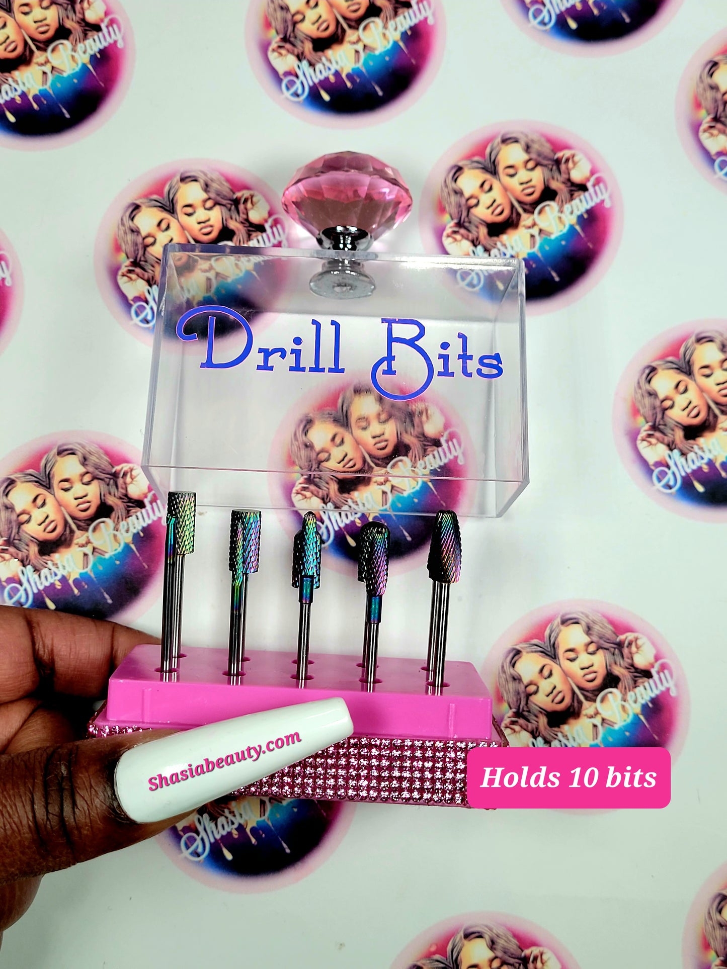 Bling Nail Drill Bit Holder