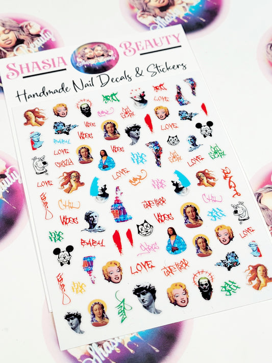 Graffiti & Art  Nail Stickers