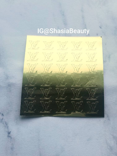 Luxe Logo Nail Stickers