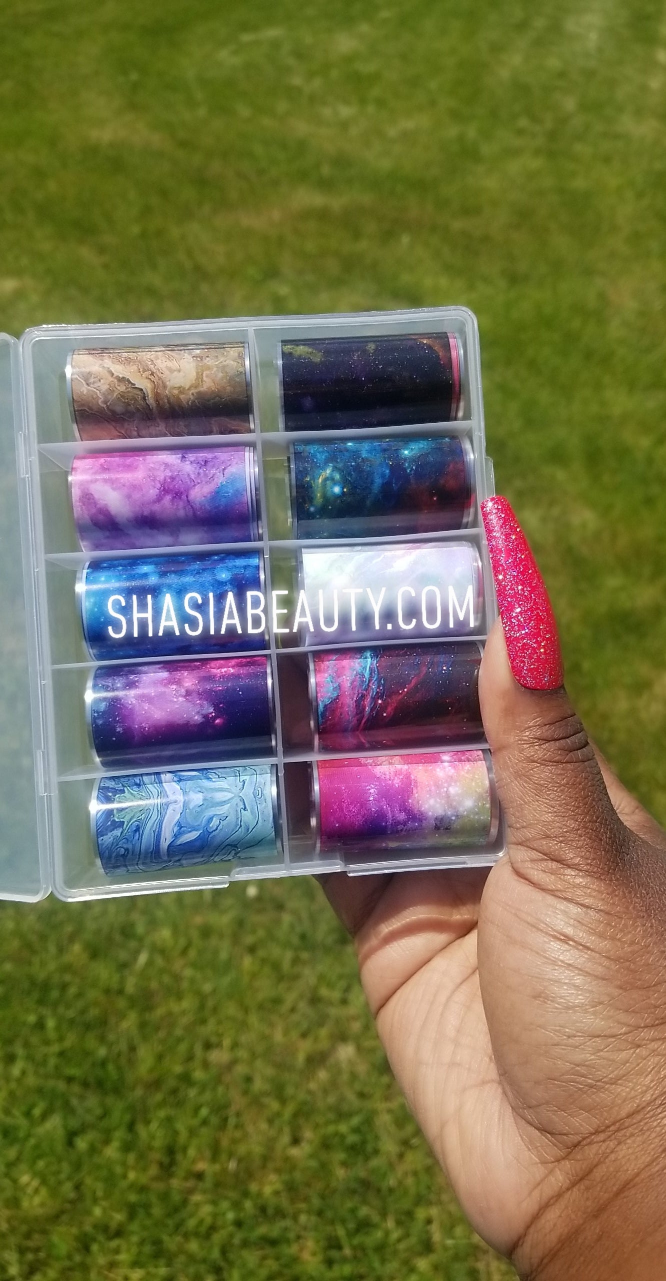 Galaxy Nail Art Foil Box